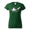 Dámské tričko Sněhuláka neusmažíš | Velikost: XS | Zelená