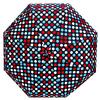 Minideštník - modro-červené puntíky