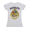 Dámské tričko Harry Potter: Hogwarts Logo | Velikost: XS | Šedá