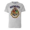 Pánské tričko Harry Potter: Hogwarts Logo | Velikost: S | Šedá