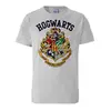 Pánské tričko Harry Potter: Hogwarts Logo | Velikost: S | Šedá