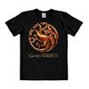 Pánské tričko Game Of Thrones: Targaryen Dragons | Velikost: S | Černá