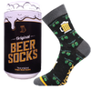 Ponožky s motivem piva v dárkové plechovce – pivo chmel | Velikost: 39-42