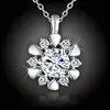 Třpytivý náhrdelník Crystal Sunflower