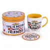 Friends – set hrnku a tácku