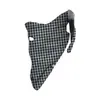 Šátek Airhole – Reversable plaid Black