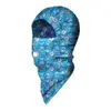 Kukla Airhole Balaclava – Agressive, cyan/white