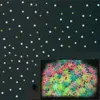 Samolepící 3D svítící hvězdičky fotoluminiscenční
