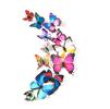 Sada 12 ks 3D motýlků - mix barev