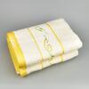 Froté ručník 50 × 100 cm | Krémová/žlutá