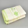 Froté ručník 50 × 100 cm | Krémová/zelená