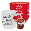 Valentýnský hrneček s pečeným čajem - Díky Tobě jsem dokonale šťastný