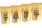 Poznej 4 kávy na ovocné espresso: Etiopie, Kostarika, Rwanda, Kolumbie (800 g) | Typ: Zrnková