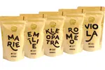 Poznej 5 káv na zalévání: Marie, Emílie, Kleopatra, Romeo, Viola (1000 g) | Typ: Zrnková