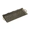 Ručně gravírovaný tác Classique – Zlatá patina