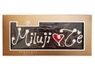 Velká čokoláda „Miluji Tě" hořká, 160 g