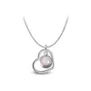 Náhrdelník srdce - Rose Water Opal
