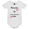 Dětské body Maminka + já | Velikost: 3 Měsíce | Bílá