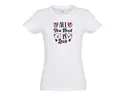 Dámské tričko s potiskem - All you need is love | Velikost: S | Bílá