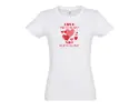 Dámské tričko s potiskem - Love when you are ready not when you are lonely | Velikost: S | Bílá