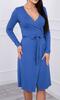 Dámské šaty s vázáním v pase | Velikost: S/M | Modrá