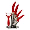 Royalty Line – 5dílná sada nožů ve stojanu | Červená