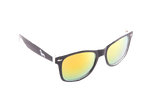 Černo-bílé brýle Kašmir Wayfarer W31 - oranžová zrcadlová skla
