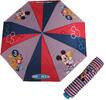 Dětský skládací deštník - Mickey Mouse | Červeno-modrá