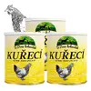 3 ks kuřecích konzerv, 3x 800 g