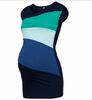 Těhotenské a kojicí tričko 2 v 1 | Velikost: S | Modrá