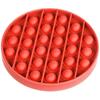 Antistresová senzorická hračka POP IT, kruh - červená