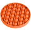 Antistresová senzorická hračka POP IT, kruh - oranžová