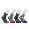 Dětské ponožky - 4x chlapecké ponožky Autíčka | Velikost: 23-25
