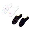 Dámské nízké ponožky - 2 páry (bílé/černé) | Velikost: 39-42