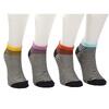 Dámské kotníčkové ponožky - 4 páry (proužkované) | Velikost: 36-39