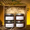 Ochutnávkový set ochucených olejů, 4× 250 ml (dárkové balení)