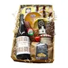Dárková kazeta č. 10 - sýry (600 g) + červené víno + delikatesy