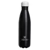 Nerezová láhev, 500 ml | Černá + bílé víčko