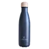 Nerezová láhev 500 ml | Modrá + růžové víčko