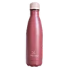 Nerezová láhev, 500 ml | Vínová + růžové víčko
