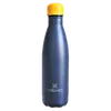 Nerezová láhev, 500 ml | Modrá + žluté víčko