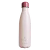 Nerezová láhev, 500 ml | Růžová + vínové víčko