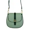 Dámská malá crossbody kabelka, model X041 | Zelená