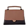 Dámská malá crossbody kabelka, model X052 | Hnědo/černá