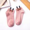 Veselé kotníkové ponožky | Růžová
