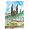 Charitativní pohlednice - Vyšehrad