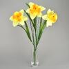 Umělá květina - Narcis 3 ks