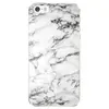 Silikonové pouzdro s potiskem White Marble + tvrzené 3D sklo | Typ: iPhone 5/5S/SE