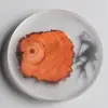 Podtácek z pryskyřice a dřeva - kulatý