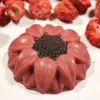 Čokoládový květ z jahodové čokolády, 50 g